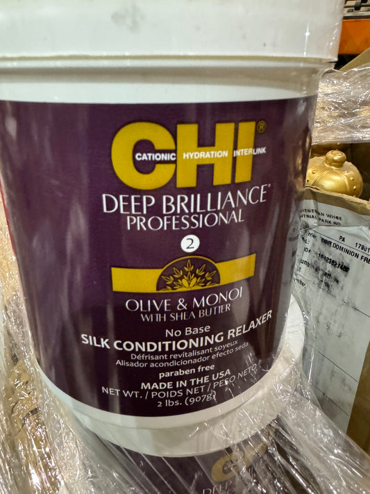 CHI Deep Brilliance Professional Olive and Monoi Silk Conditioning Relaxer 2 lbs 907g