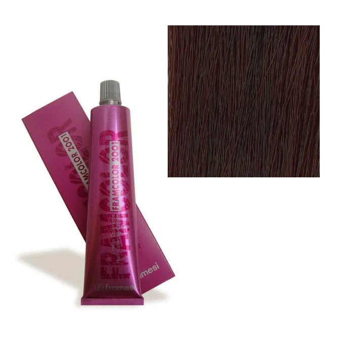 Framesi Framcolor 2001 Permanent Hair Color 4W medium Chestnut-Wenge, 2 oz