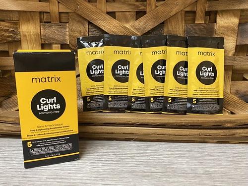 Matrix Curl Lights Step 2 Lightening Accelerator Creme | 1 oz- 6 ct