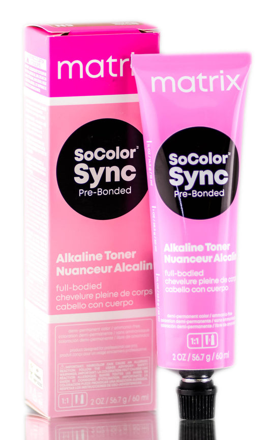 Matrix SoColor Sync Acidic Alkaline Toner, Pre-Bonded 8G Medium Blonde Gold, 2 oz