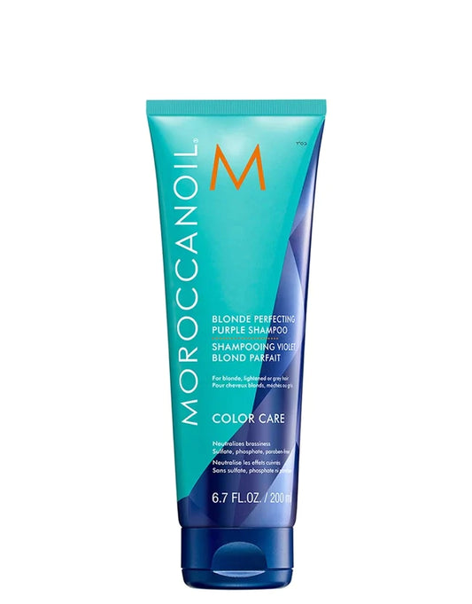 R3 Moroccanoil Blonde Perfecting Purple Shampoo - 6.7 oz