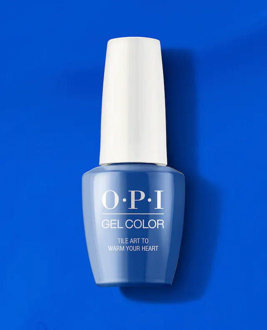 OPI GelColor GEL Nail Polish Top Base 0.5 oz Tile Art to Warm Your Heart}