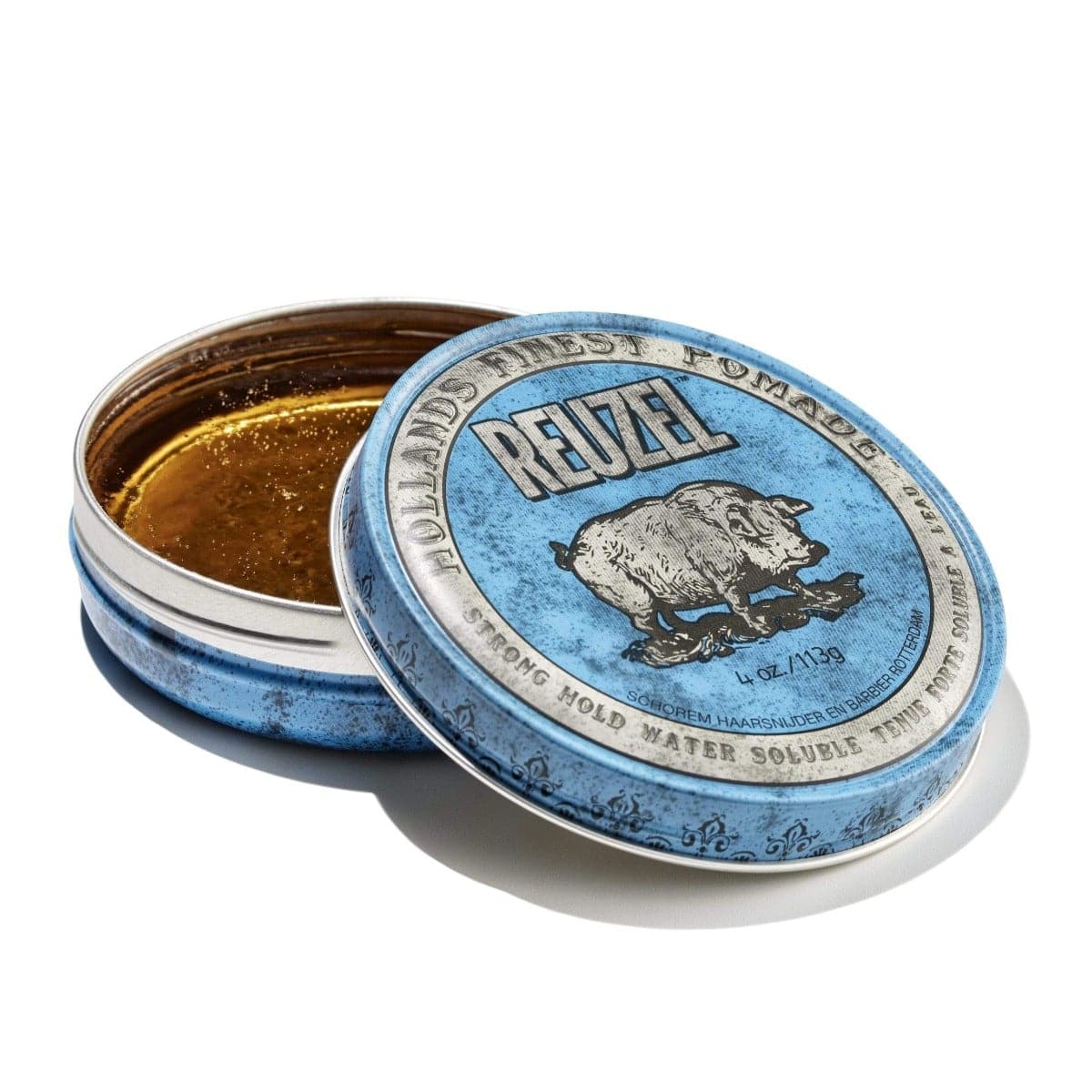 REUZEL Hollands finest Hair Pomade Strong Hold Blue 1.3oz