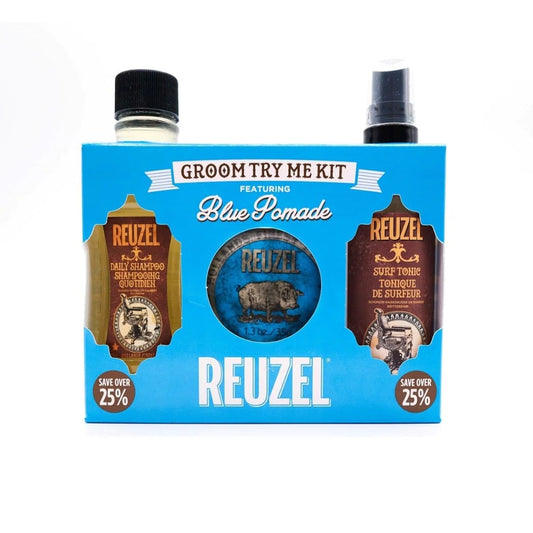 Ruezel Groom Try Me Kit Blue Pomade