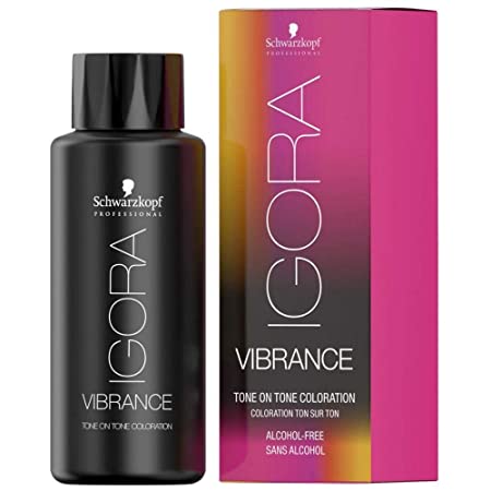 Schwarzkopf Igora Vibrance Tone on Tone Coloration 7-48 Medium Blonde Beige Red, 2 oz