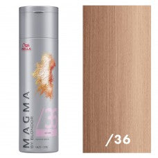 WELLA Magma Ultra Lifting Powder Color 4.2oz /36 gold violet levels 6-7