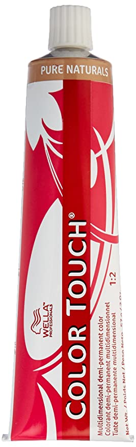 Wella Color Touch Demi Permanent Hair Color 2oz, 6/0 Dark Blonde Natural