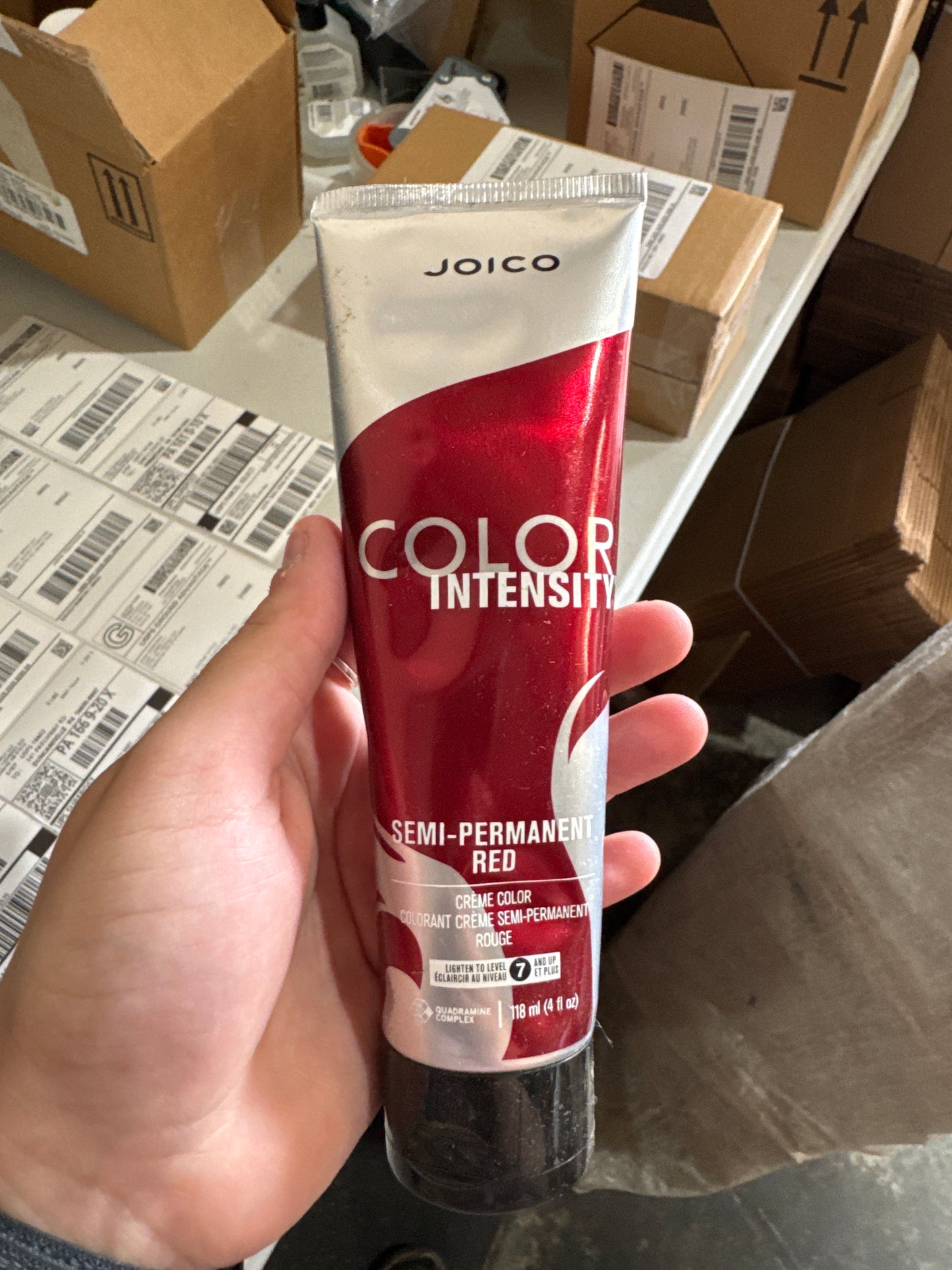 Joico Vero K-Pak Intensity Semi Permanent Hair Color Red 4 oz