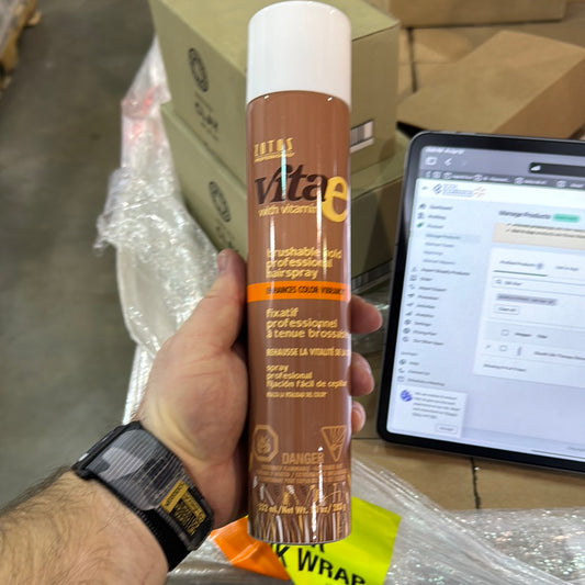 Zotos Vita e Spray brushable hold Professional hairspray 10 oz
