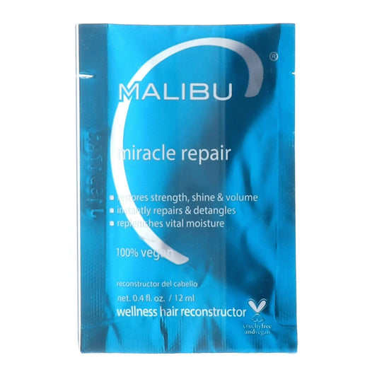 3 Pack Malibu C Miracle Repair Hair Reconstructor, 0.4 oz