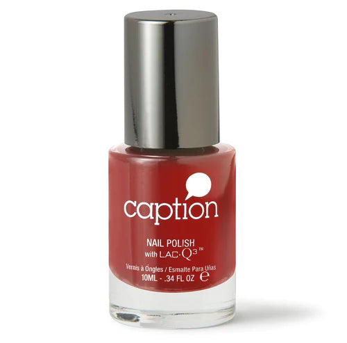 Caption Nail Polish, Sorry I'm Not Sorry, Bright Coral Red Orange, .35 oz