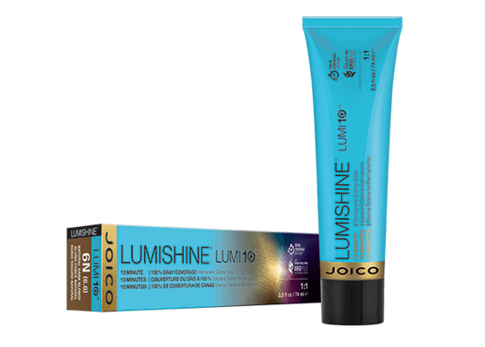 Joico Lumishine Lumi10 Permanent Creme Hair Color 7NV Natural Violet Medium Blonde 7.02-2.5 oz