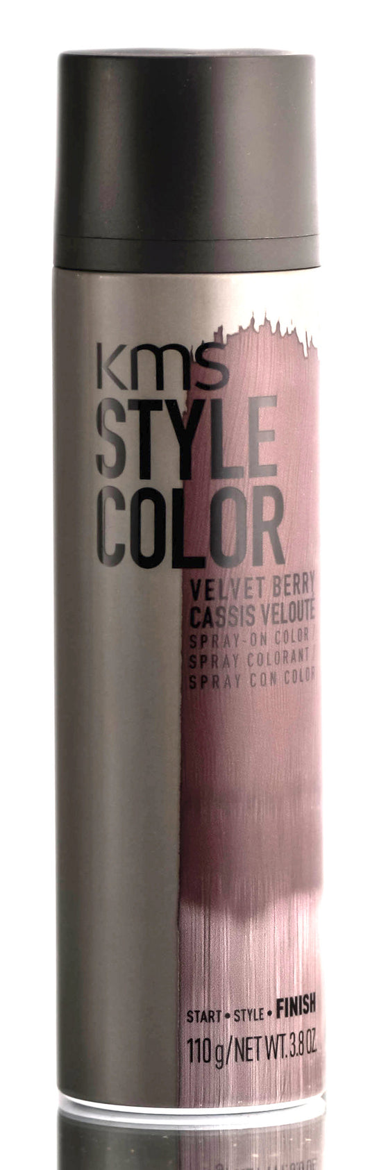 KMS Style Color Spray On Color, Velvet Berry, 3.8 oz