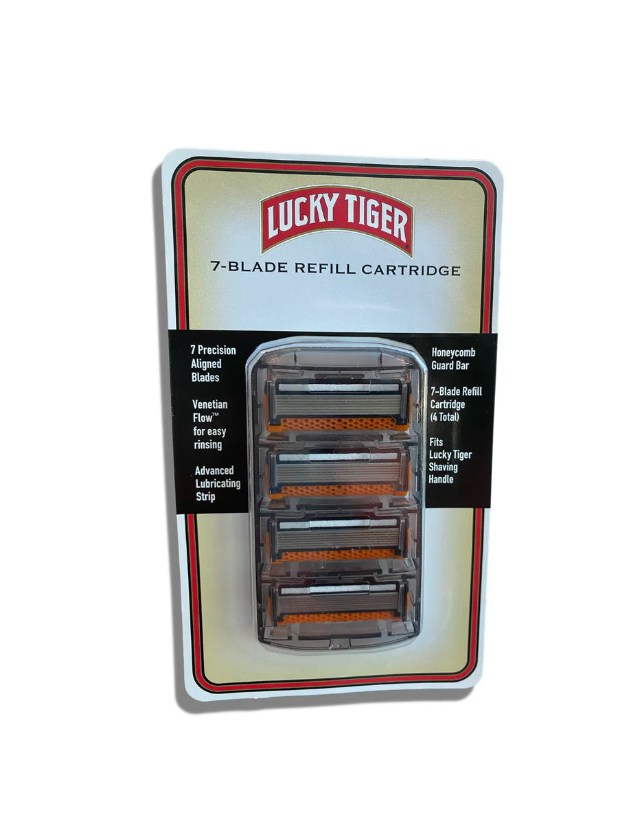 Lucky Tiger 7 - Blade Refill Cartridge - 4 cartridges