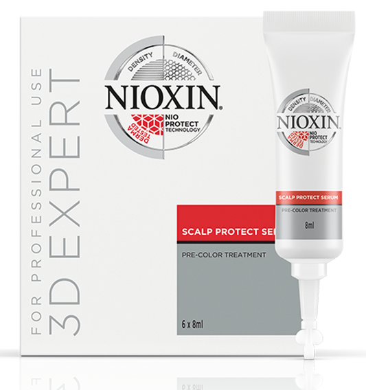 Nioxin 3D Expert Scalp Protect Serum Pre-Color Treatment - 6 - 8 ml tubes