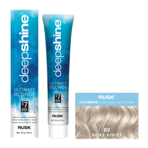 Rusk Deepshine Ultra High Lift Blonde - BV Beige Violet 3.4 oz Hair Color