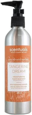 Scentuals~ tangerine, dream, ~Natural Hydrating~Hand & Body Lotion~ 250ml